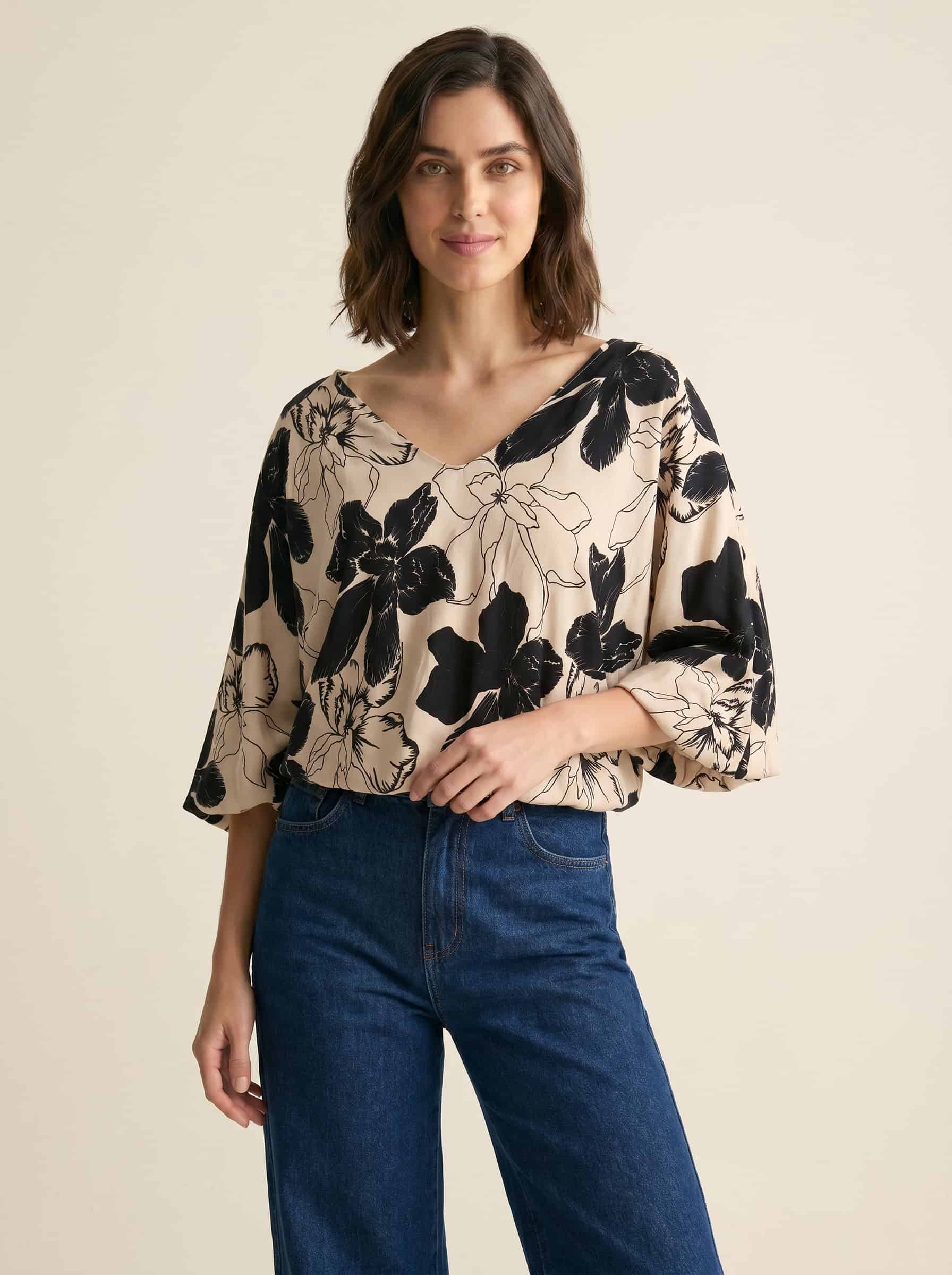 Blusa Alondra estampada · blusa femenina — Sanctuary Clothing